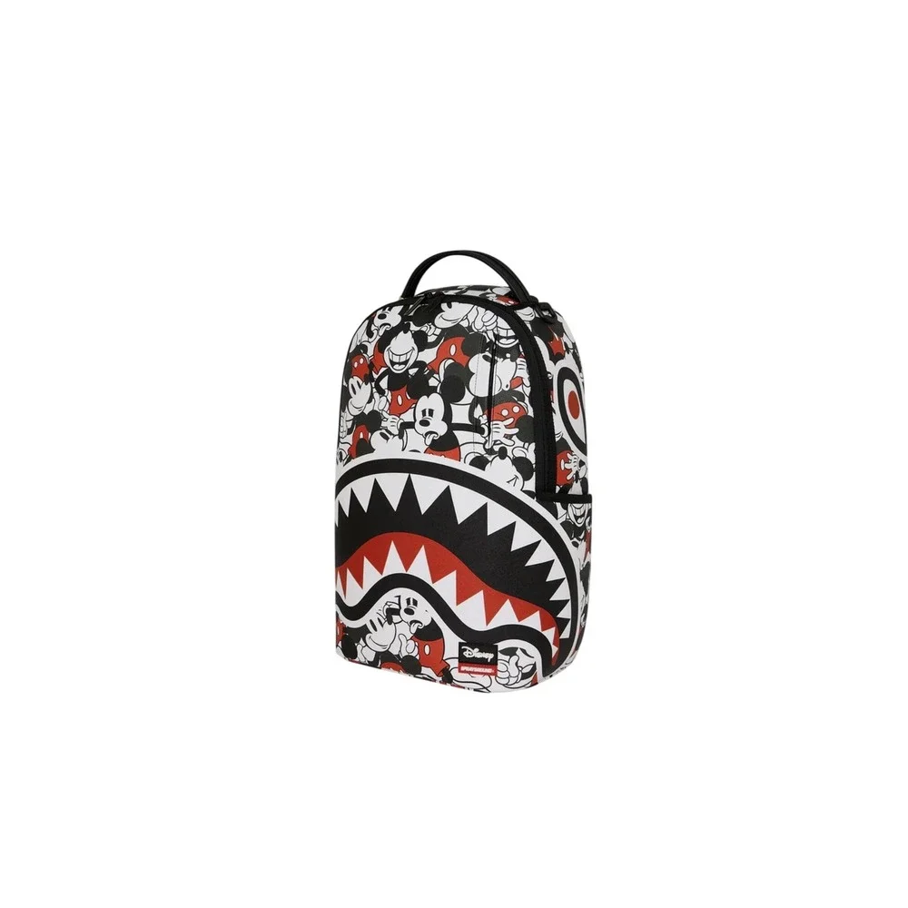Sprayground Disney Mickey Mouse Crammed Backpack Red White Black Special Edition